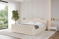ALTDECOR Polsterbett FALIO-Z-v1 (Polsterbett mit Bettkasten und Lattenrost,...
