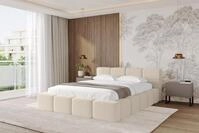ALTDECOR Polsterbett NATA-v1 (Polsterbett mit Bettkasten und Lattenrost,...