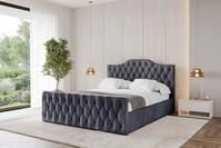 ALTDECOR Polsterbett FALIO-Z (Polsterbett mit Bettkasten und Lattenrost,...