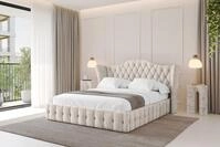 ALTDECOR Polsterbett MODY (Polsterbett mit Bettkasten und Lattenrost, Boxbett...