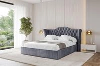 ALTDECOR Polsterbett ZORAN (Polsterbett mit Bettkasten und Lattenrost, Boxbett...