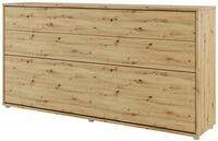 MIRJAN24 Schrankbett Bed-Concept BC-06 Horizontal 90x200 (Leistenlattenrost aus...