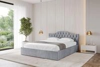 ALTDECOR Polsterbett FALIO-v1 (Polsterbett mit Bettkasten und Lattenrost,...