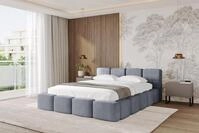 ALTDECOR Polsterbett NATA-v1 (Polsterbett mit Bettkasten und Lattenrost,...
