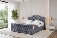 ALTDECOR Polsterbett FALIO-Z (Polsterbett mit Bettkasten und Lattenrost,...