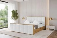 ALTDECOR Polsterbett ENZO7-Z (Polsterbett mit Bettkasten und Lattenrost,...