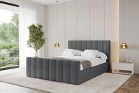 ALTDECOR Polsterbett STERA-Z (Polsterbett mit Bettkasten und Lattenrost,...