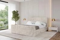 ALTDECOR Polsterbett ALOVA-Z (Polsterbett mit Bettkasten und Lattenrost,...