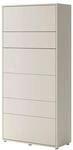 MIRJAN24 Schrankbett Bed-Concept BC-03 Vertical 90x200 (Leistenlattenrost aus...