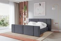 ALTDECOR Polsterbett TEVO-Z (Polsterbett mit Bettkasten und Lattenrost, Boxbett...
