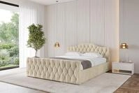 ALTDECOR Polsterbett FALIO-Z-v1 (Polsterbett mit Bettkasten und Lattenrost,...
