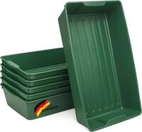 BURI Pflanzschale G&auml;rtnerbox Pflanzschale Pikierschale 58x32x11 Profi...