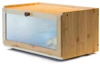 LuxusKollektion Brotkasten Brotkasten Holz Brotaufbewahrung Brotbox 40x25x20cm