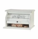 Mirabeau Brotkasten Brotbox Bon Appetit antikwei&szlig;, MDF, Boden: Tannenholz