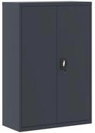 vidaXL Aktenschrank 90 x 40 x 140 cm Aktenschrank B&uuml;roschrank Home Office...