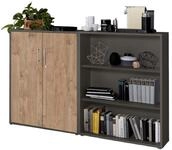BMG M&ouml;bel Aktenschrank Office Edition Schrankwand 1 niedrig abschlie&szlig;bar, in