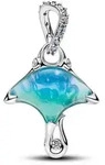 Pandora Charm-Einh&auml;nger 794685C01, Mantarochen, Zirkonia, Murano-Glas