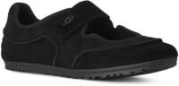Ballerina UGG "W QUILL MARY JANE", Damen, Gr. 7 (38), schwarz, Veloursleder, Schuhe