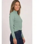 STREET ONE Rollkragenpullover mit Turtleneck gr&uuml;n 34 EU