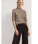 STREET ONE Pullunder mit Stehkragen beige 34 EU