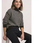 STREET ONE Strickpullover mit Turtle Neck und Streifenmuster 34 EU