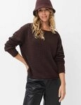 Brax Strickpullover Style LESLEY Ajour: Strickpullover im Baumwollmix