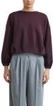 Sweater COMMA, Damen, Gr. 34, lila (plum), Sweatware, Obermaterial: 50% Polyester,