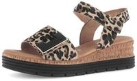 Gabor Gabor Flache Sandalen 82.700.90 Damen Rauleder beige Sandalette