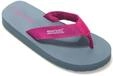 Sandale REGATTA "Catarina", Damen, Gr. 42, grau (grau, pink), Obermaterial: 100%
