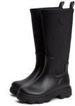 Tommy Hilfiger TH STAMP WARM KNEE RAIN BOOT Gummistiefel Blockabsatz, Rainboots...