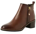 MARCO TOZZI MT FEEL ME aus Leder Blockabsatz 2-25323-47 Stiefelette braun 36 EU
