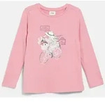 s.Oliver Langarmshirt T-Shirt Langarmshirt mit Artwork im A-Shape
