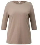 s.Oliver CURVE 3/4-Arm-Shirt mit U-Boot-Ausschnitt / Gro&szlig;e Gr&ouml;&szlig;en