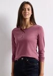STREET ONE Langarmshirt aus reiner Baumwolle