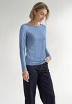 STREET ONE Langarmshirt mit U-Boot-Ausschnitt