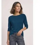 STREET ONE Langarmshirt mit U-Boot-Ausschnitt