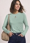 STREET ONE Langarmshirt Turtle Neck mit Cut-Out-Detail