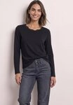 STREET ONE Langarmshirt mit Spitze