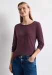 STREET ONE Langarmshirt aus reiner Baumwolle
