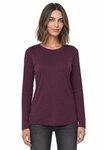 STREET ONE Langarmshirt in Unifarbe