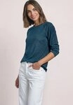 STREET ONE Langarmshirt aus softem Materialmix