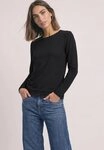 STREET ONE Langarmshirt mit Spitzendetails