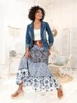 Jeansblazer "Jeansblazer", Damen, Gr. 34, blau (blau, stone, washed), 99% Baumwolle,