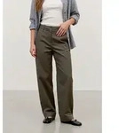Vero Moda Anzughose VMSOFIA MW BARREL PANT NOOS Materialmix gr&uuml;n M
