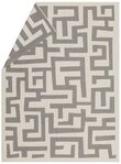Wohndecke Luca 'Labyrinth' 140 x 200 cm, DAVID FUSSENEGGER