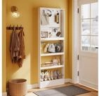 SoBuy Wandgarderobe FHK39, Schuhregal Garderobenpaneel, schmal 12 cm,...