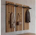 MCW Wandgarderobe MCW-P57-Ga-3, Beliebig erweiterbar, Mit 4 Haken pro Paneel