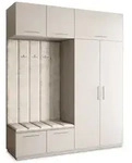 Masseno Garderobenschrank REMA 200 x 240 cm Garderoben-Set mit 2 T&uuml;ren...