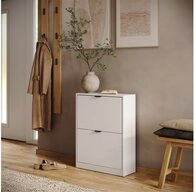 Vicco Schuhkipper Gizmo, Wei&szlig;/Schwarz, 59 x 77.6 cm mit 2 F&auml;chern (1 St)