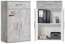 mokebo Mehrzweckschrank Der Praktische B&uuml;roschrank mit Schublade (60x90 cm, mit